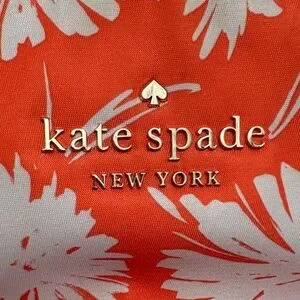 kate spade | Bags | Kate Spade Orange And White Floral  display picture 3